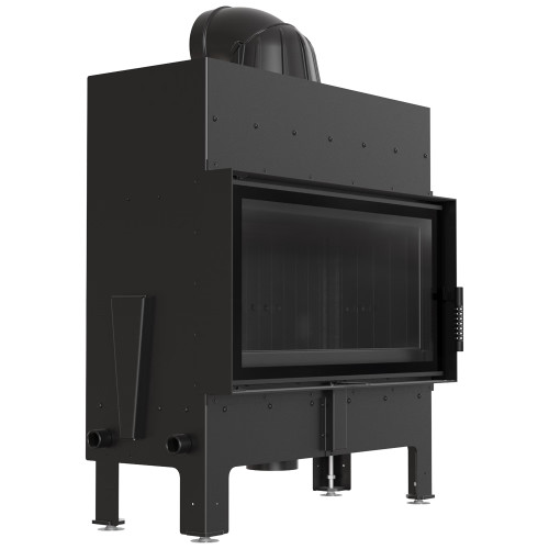 Krbová vložka Kratki FLOKI L 12kW rovná, černé obložení Termotec
