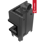 Krbová vložka Kratki MBM 10kW pravé BS prosklení, černé obložení Termotec