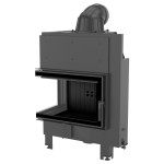 Krbová vložka Kratki MBM 10kW levé BS prosklení, černé obložení Termotec