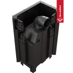 Krbová vložka Kratki MBM 10kW levé BS prosklení s výsuvem a samozavíracími dvířky 