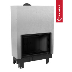 Krbová vložka Kratki MBO 15kW s výsuvem, černé obložení Termotec