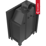 Krbová vložka Kratki MBO 15kW levé BS prosklení, ohýbané sklo