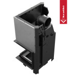 Krbová vložka Kratki MBZ 13kW pravé BS prosklení s výsuvem, černé obložení Termotec