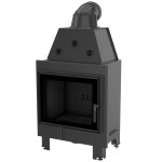 Krbová vložka Kratki MBZ 13kW rovná, černé obložení Termotec