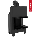 Krbová vložka Kratki MBZ 13kW pravé BS prosklení, černé obložení Termotec