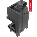Krbová vložka Kratki MBZ 13kW pravé BS prosklení, černé obložení Termotec