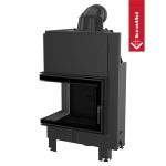 Krbová vložka Kratki MBZ 13kW levé BS prosklení, černé obložení Termotec