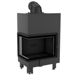 Krbová vložka Kratki MBZ 13kW levé BS prosklení, černé obložení Termotec