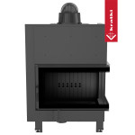 Krbová vložka Kratki MBO 15kW pravé BS prosklení, ohýbané sklo, černé obložení Termotec