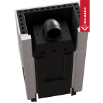 Krbová vložka KRATKI REGNOR 800/400 8 kW s výsuvem, černé obložení Termotec