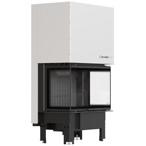 Krbová vložka KRATKI REGNOR 800/400 8 kW s výsuvem, černé obložení Termotec