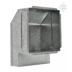 POTRUBNÍ KANÁL -  redukce kanál 50x150 / mřížka 17x17 cm