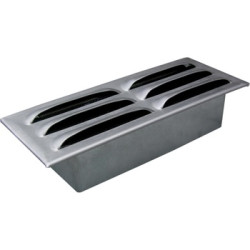 Čtyřhranné potrubí MŘÍŽKA kanálová 50 x 150 mm POZINK