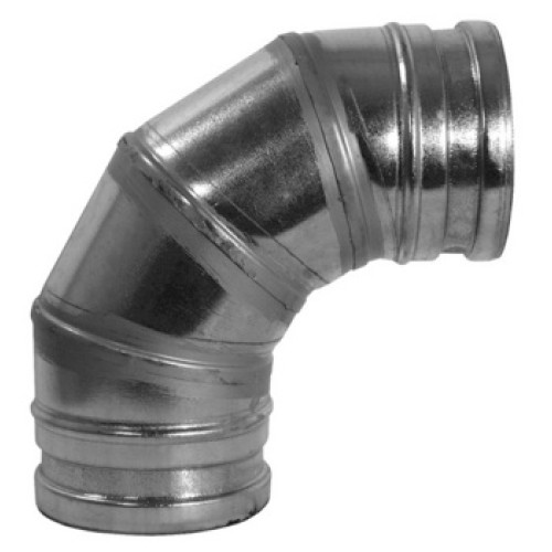 Oblouk lisovaný segmentový 90° | průměr 125 mm | Vzduchotechnika